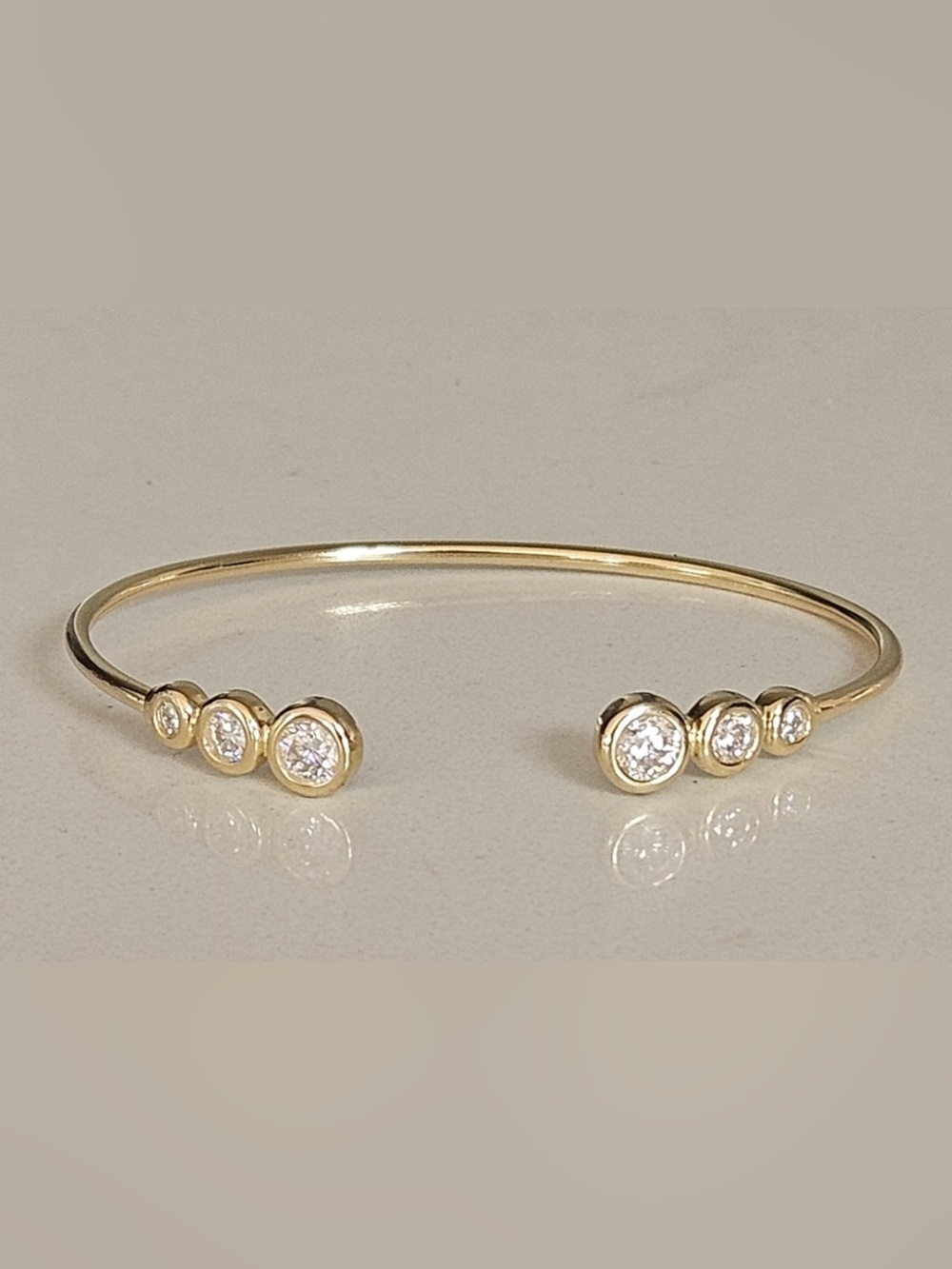 Gold Open Cuff Bracelet